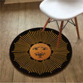 Axyaa Round Carpet Yoga Mat for Home Decor and Relaxation
