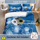 Axyaa Rose Leopard Print Bedding Set: Duvet Cover + 2 Pillowcases
