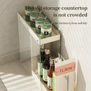 Axyaa Kitchen Storage Organizer Rack with Slide Rails Aluminum Alloy Pull Out Cabinet Shelf
