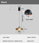 Axyaa LED Chandelier: Modern Pendant Lamp for Living Room, Dining Room, Bedroom, and Restaurant Decor