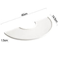 Axyaa White Ceramic Dining Plate: Unique Tableware for Sushi, Desserts, Pasta & Molecular Cuisine