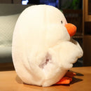 Axyaa Dudu Duck Warm Hand Pillow Insert Dual-Use Cushion Quilt for Office and Sleep