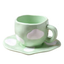 Axyaa Clouds Ceramic Coffee Cup Set - Kitchen Tableware Gift