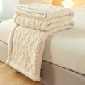 Axyaa Flannel Double-sided Blanket, Soft Warm Polyester for Winter, Various Sizes