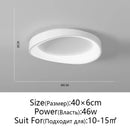 Axyaa Modern LED Ceiling Light Minimalist Black White Chandeliers