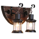Axyaa Wooden LED Wall Lamps Industrial Style Home Decor Sconces for Living Room