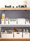 Axyaa Kitchen Cabinet Organizer for Seasoning Bottles and Tableware Storage