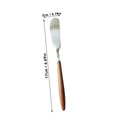 Axyaa Stainless Steel Butter Knife with Wooden Handle - Kitchen Baking Tools