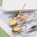 Axyaa 24Pcs Gold Cutlery Set Stainless Steel Flatware Dinnerware Kitchen Tableware