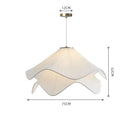 Nordic Flowers Cloth Chandelier LED Pendant Lights by Axyaa