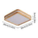 Axyaa Wooden LED Ceiling Light Chandelier Pendant for Modern Home Lighting