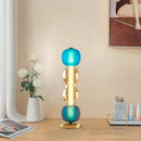 Axyaa Stained Glass Pendant Lamps LED Bar Restaurant Creative Bedside Light Fixtures