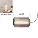 Nordic Glass Pendant Light by Axyaa - Smoke White Glass - LED Desk Lamp