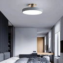 Axyaa Macaron LED Ceiling Light: Modern, Simple, Remote Dimming Chandelier for Bedroom, Living Room