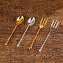 Golden Swan Tableware Organizer Spoon Fork Set by Axya: Vintage Afternoon Tea Essentials