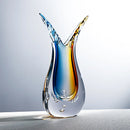 Axyaa Glass Vase: Light Luxury Entrance Decor & Water-Grown Flower Art Home Decoration