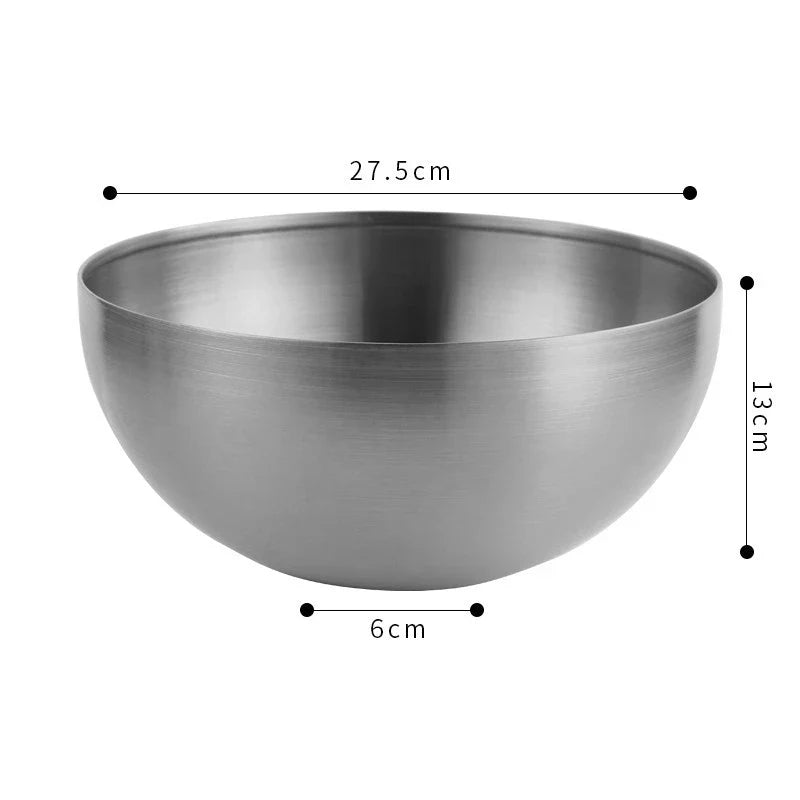 Axyaa Stainless Steel Ramen Bowl - Stylish Kitchen Tableware and Utensil
