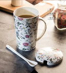 Axyaa 500ML Fine Bone  Thermo Cup, White Porcelain Espresso & Moscow Mule Mugs