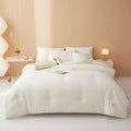 Axyaa Cotton Milk Fleece Winter Quilt - Thickened & Warm, Soybean Fiber, Spring/Autumn