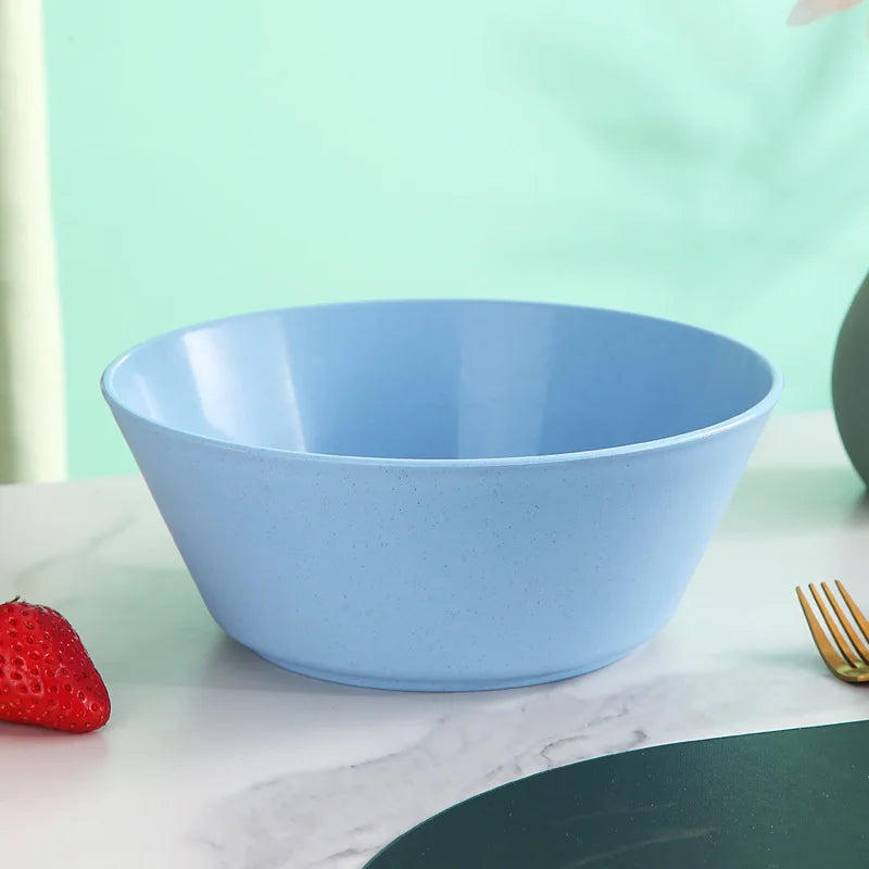 Axyaa Wheat Straw Dining Set: Bowls, Plates & Utensils