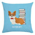 Funny Dog Driving Pattern Cushion Cover - Axyaa Decorative Pillow Case