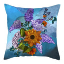 Axyaa Lavender Polyester Cushion Cover 45x45cm