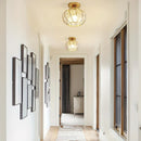 Axyaa Crystal Luxury Ceiling Light for Kitchen & Dining Room, Modern Minimalist Design