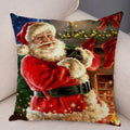 Christmas Santa Claus Pillowcase - Axyaa Christmas Day Party Sofa Decoration Gift