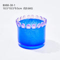 Axyaa Lace Glass Vase Candlestick Scented Pen Container Desktop Storage Flower Vase