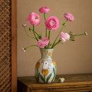 Axyaa Chinese Retro Ceramic Vase Set - Hydroponic Flower Arrangement & Desk Ornament
