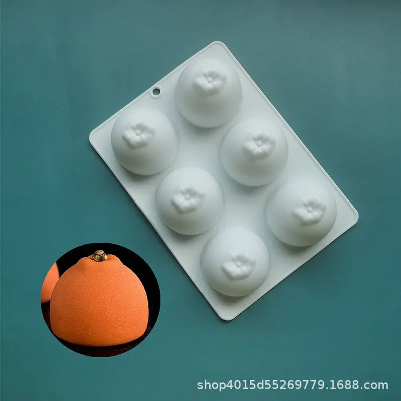 Axyaa 3D Fruit Silicone Cake Mold Baking Tool Kit for Cupcake Decoration