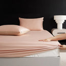 Axyaa Luxury Cotton Fitted Sheet for Hot Sleepers - Moisture-Wicking Mattress Cover