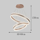 Axyaa Modern LED Pendant Chandeliers for Living & Dining Room Lamps