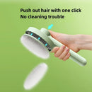 Axyaa Pet Grooming Comb for Dogs & Cats - Hair Removal, Massager, & Cleaning Brush