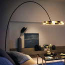 Axyaa Nordic Ring Fishing LED Floor Lamp Modern Creative Loft Standing Light