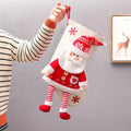 Axyaa Christmas Eve Socks: Children's Xmas Gift Candy Bag for Party Decoration