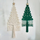 Axyaa Macrame Christmas Tree Wall Hanging Farmhouse Xmas Decor