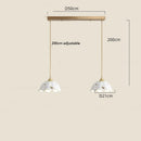 Axyaa Butterfly Ceramic Copper LED Pendant Lamp - Modern Nordic Hanglamp