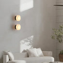 Axyaa Marble Round LED Wall Sconce - Modern Nordic Living Room Bedroom Decor