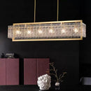 Axyaa Water Ripple Glass Chandelier: Luxury LED Lighting for Home Decor