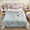 Axyaa Cool Silk Hyaluronic Acid Summer Quilt - Knitted, Printed, Comfortable, Breathable