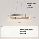 Axyaa Travertine Pendant Chandelier Light for Dinning Room