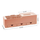 Axyaa Large Makeup Vanity Organizer with Drawers for Cosmetics, Jewelry, Skincare