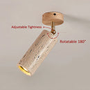 Axyaa Yellow Stone LED Ceiling Light for Balcony and Bedroom