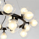Axyaa Glass Pendant Light LED Modern Lamp for Bedroom Kitchen Dining Bar