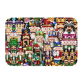 Axyaa Christmas Nutcracker Welcome Mat: Festive Home Decor Anti-Slip Carpet