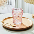 Axyaa Checkered Design Whiskey Glass Tumbler - 310ml
