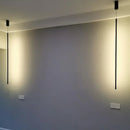 Axyaa LED Pendant Lights: Modern Black Hanging Lamp Chandeliers for Dining Room & Bedroom
