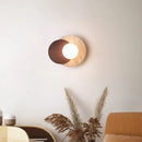 Axyaa Nordic Stone Wood Wall Lamp G9 Sconce Lights for Bedroom Bedside