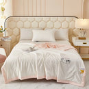 Axyaa Summer Cool Quilt | Single Bed | Machine Washable | Cotton Fill